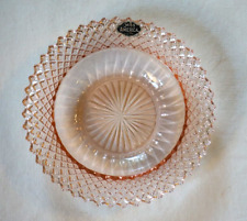 Hocking Glass Miss America Pink Depression Glass Dessert Bowl ORIGINAL LABEL for sale  Shipping to South Africa