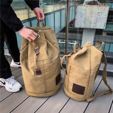 Mens Bag Outdoor Sports Duffle Bag Rucksack Tactical Canvas Backpack School Bag for sale  Shipping to South Africa