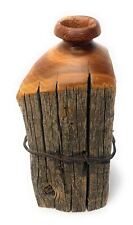 Vaso de madeira 12 pol. arte popular rústica Earl Nilsson comprar usado  Enviando para Brazil