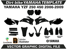 Modelo formato vetorial YAMAHA YZF 250 450 2006-2009 AI CDR EPS M28 comprar usado  Enviando para Brazil