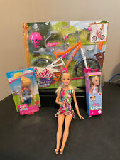 Lote de bonecas Barbie acampamento divertido bicicleta, bonecas Chelsea e Barbie comprar usado  Enviando para Brazil