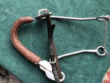 Leather braided hackamore for sale  FARINGDON