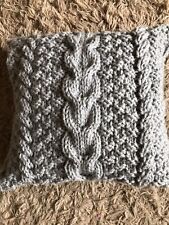 Hand knitted cushion for sale  BARNOLDSWICK