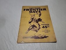 1941 Cheyenne Frontier Days Programa Oficial Cheyenne Wyoming, usado comprar usado  Enviando para Brazil