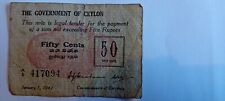 Government ceylon cents for sale  CAERPHILLY
