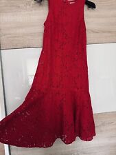 Meerjungfrau spitzenkleid rot gebraucht kaufen  Hannover