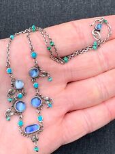 Silver moonstone turquoise for sale  BRIGHTON