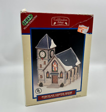 Torre do relógio Lemax Caddington Village 1997 casa iluminada por porcelana igreja 75251 comprar usado  Enviando para Brazil