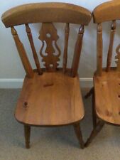 Four wooden chairs for sale  BONNYRIGG