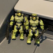 Lote 2x Mega Bloks Halo Construx UNSC Spartan Green Master Chief Figuras Tijolos  comprar usado  Enviando para Brazil