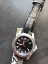 Reloj negro de colección para mujer ejército suizo acero inoxidable resistente al agua 330', sin banda, usado segunda mano  Embacar hacia Argentina