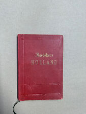 Baedeker Baedeker Holland emergency edition 1914 for sale  Shipping to United Kingdom