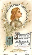 RELIGIOUS IMAGE RELIGIEUSE JEANNE D' ARC segunda mano  Embacar hacia Mexico