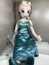 Juguete de peluche de princesa Disney Store grande 29" FROZEN Elsa Disney, usado segunda mano  Embacar hacia Argentina