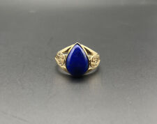 Vintage Lapis and 14ct Gold Ring  for sale  ST. NEOTS