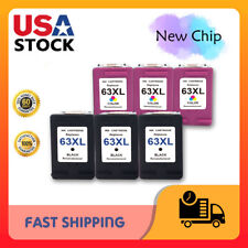 63 XL Ink Cartridge for HP OfficeJet 3830 4650 4655 5255 ENVY 4512 4520 4524 for sale  Shipping to South Africa