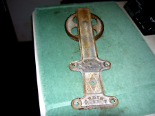 Colgador de rodillos de puerta industrial de colección antiguo granero de hierro fundido, marca Medina NY 1800 años 1800 segunda mano  Embacar hacia Argentina