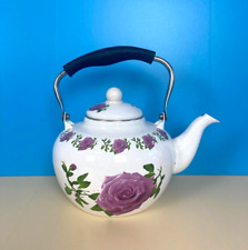 Vintage floral teakettle for sale  BRADFORD