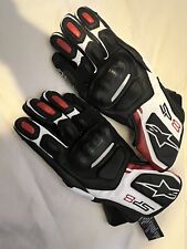 Alpinestars SP-8 v2 motocicleta de couro nova preto branco vermelho  comprar usado  Enviando para Brazil