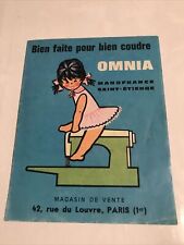 Omnia machines coudre d'occasion  Méreau