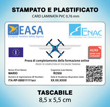 Tessera badge plastificata usato  Campagnola Emilia