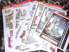 (V) 3 ASSORTED HUNKYDORY DECO-LARGE CHRISTMAS CARD KITS CHURCHES & CHOIR BOYS for sale  Shipping to South Africa