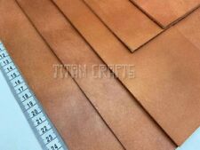 2.5 mm THICK COWHIDE Tooling Craft Leather Veg Tan Full Grain Saddle TAN Leather for sale  Shipping to South Africa
