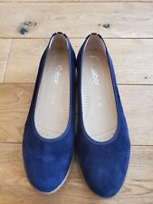 Gabor blue suede for sale  EXETER