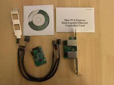 mini placa controladora Ethernet Gigabit dupla PCI-EXPRESS comprar usado  Enviando para Brazil