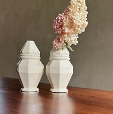 Paire vases blanc d'occasion  Paris XVII