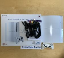 Caja de consola PS3 cerámica blanca 80 GB CECHL PlayStation 3 grasa [BX] segunda mano  Embacar hacia Argentina