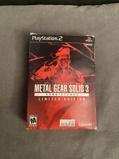 Metal Gear Solid 3: Subsistence (Limited Edition) (Sony PlayStation 2, 2006) for sale  Shipping to South Africa