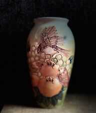 Moorcroft finches vase for sale  EAST GRINSTEAD