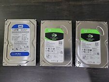 Lot of 3 Seagate And WD HDD 1000GB 1TB Internal Desktop Hard Drives for sale  Shipping to South Africa