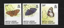 Używany, BR. INDIAN OCEAN 1984, Butterflies,  set of 3, MNH**(021)   na sprzedaż  PL