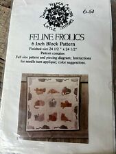 Feline frolic quilt for sale  Sewickley