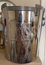 Rockwell Kent Chrome Art Deco 1930s Industrial Wine Champagne Ice Bucket Cooler for sale  Shipping to South Africa