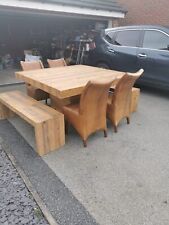 Table chairs bench for sale  STOCKTON-ON-TEES