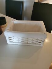 White wicker basket for sale  LONDON