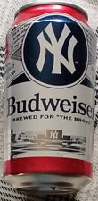 NUEVO 2024 12 oz. Lata de cerveza Budweiser edición limitada New York Yankees 880802 segunda mano  Embacar hacia Argentina