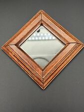 VTG Wood 4.5” Square Accent Wall Mirrors Gallery Wall, used for sale  Shipping to South Africa