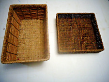 Two wicker woven for sale  DISS