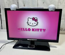 RARE HELLO KITTY 19" LED HDMI TV PC MONITOR 2013  KT2219MBY TESTED WORKING, used for sale  Shipping to South Africa