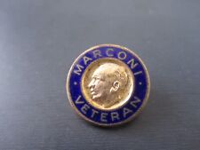 Marconi enamel pin for sale  HARWICH