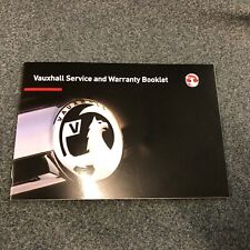 Vauxhall service book for sale  BIRMINGHAM