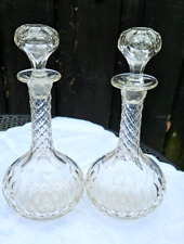 Pair victorian glass for sale  WIMBORNE