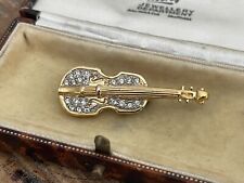 Vintage violin brooch for sale  NOTTINGHAM