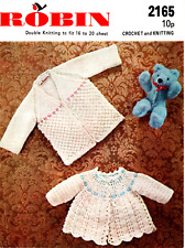 matinee coat knitting patterns for sale  UK