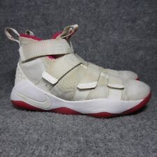 Zapatos de baloncesto Nike Lebron James Soldier 11 para hombre blancos tops altos talla 8 segunda mano  Embacar hacia Argentina