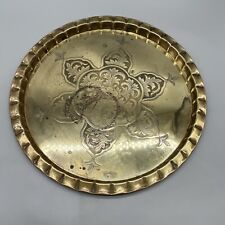 brass asian vintage platter for sale  Cabot